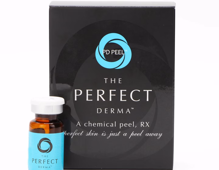 The Perfect Derma Peel box and vial